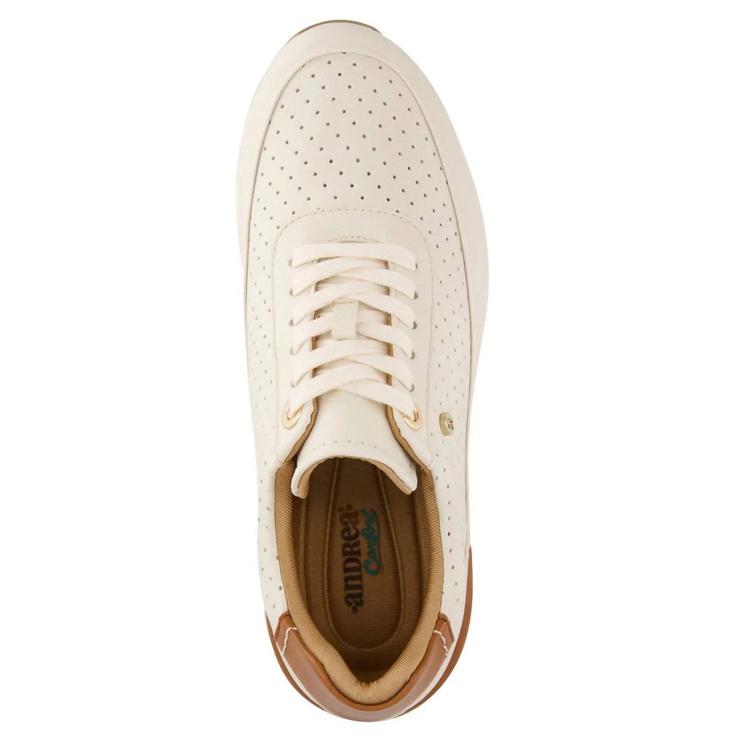 Women's Casual Sneakers In Light Beige