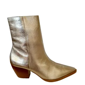 Women's Caty Boot In Metallic Gold