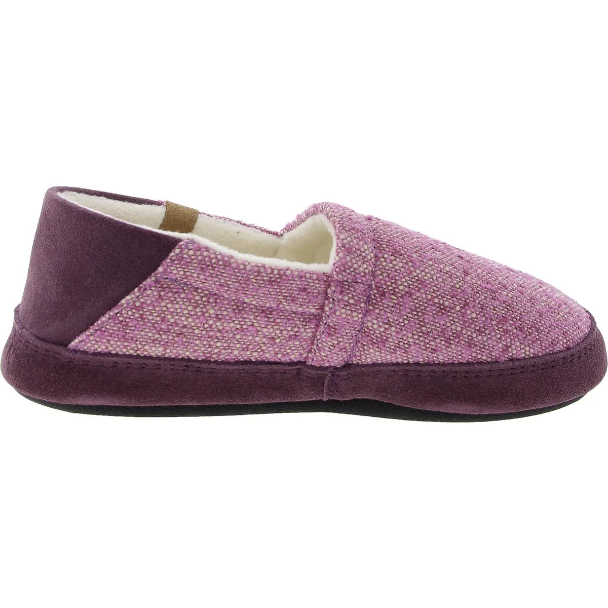Womens Cushioned Footbed Knit Moccasin Slippers