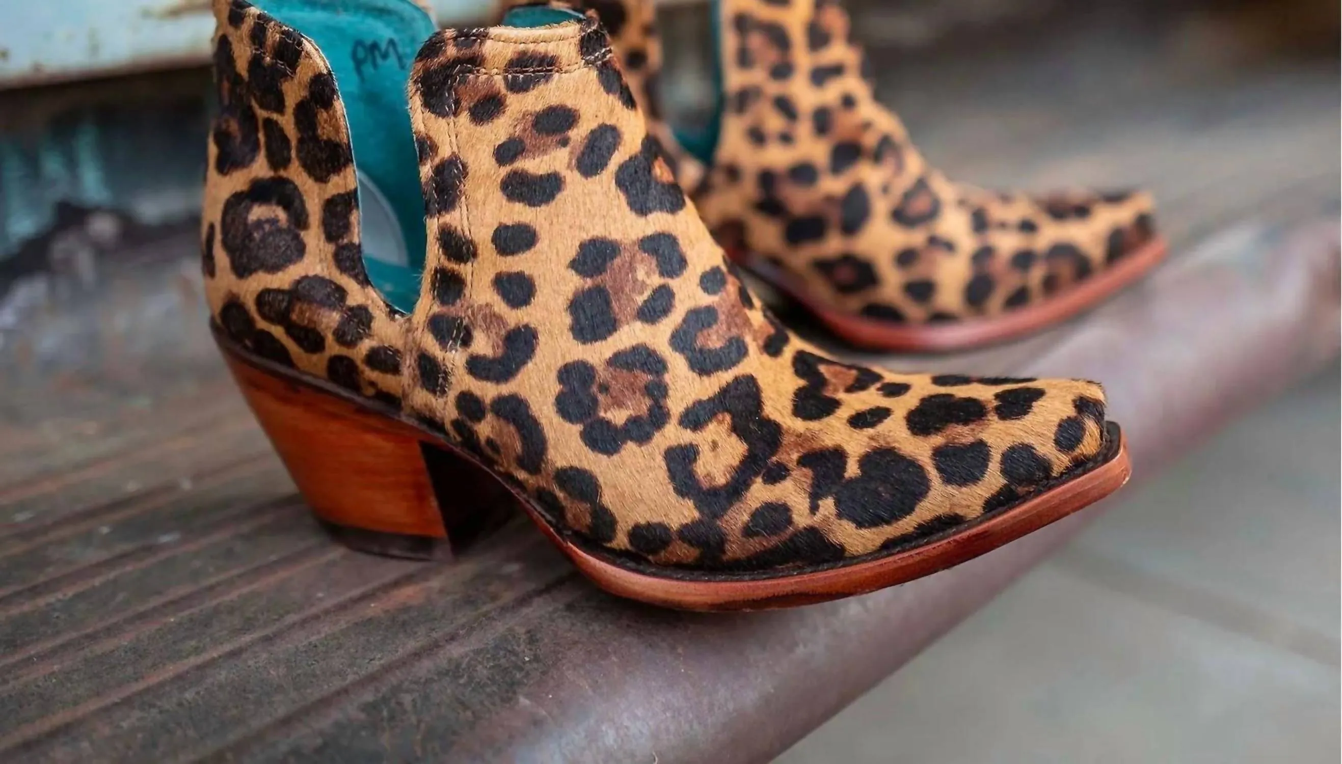 Women's Dixon Calf Bootie In Leopard Hair On