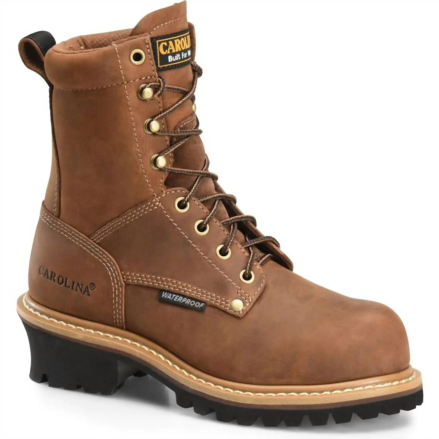 Women’S Elm 8�?Waterproof Comp Toe Logger Boot In Brown