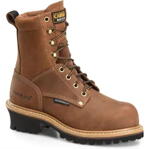 Women’S Elm 8�?Waterproof Comp Toe Logger Boot In Brown