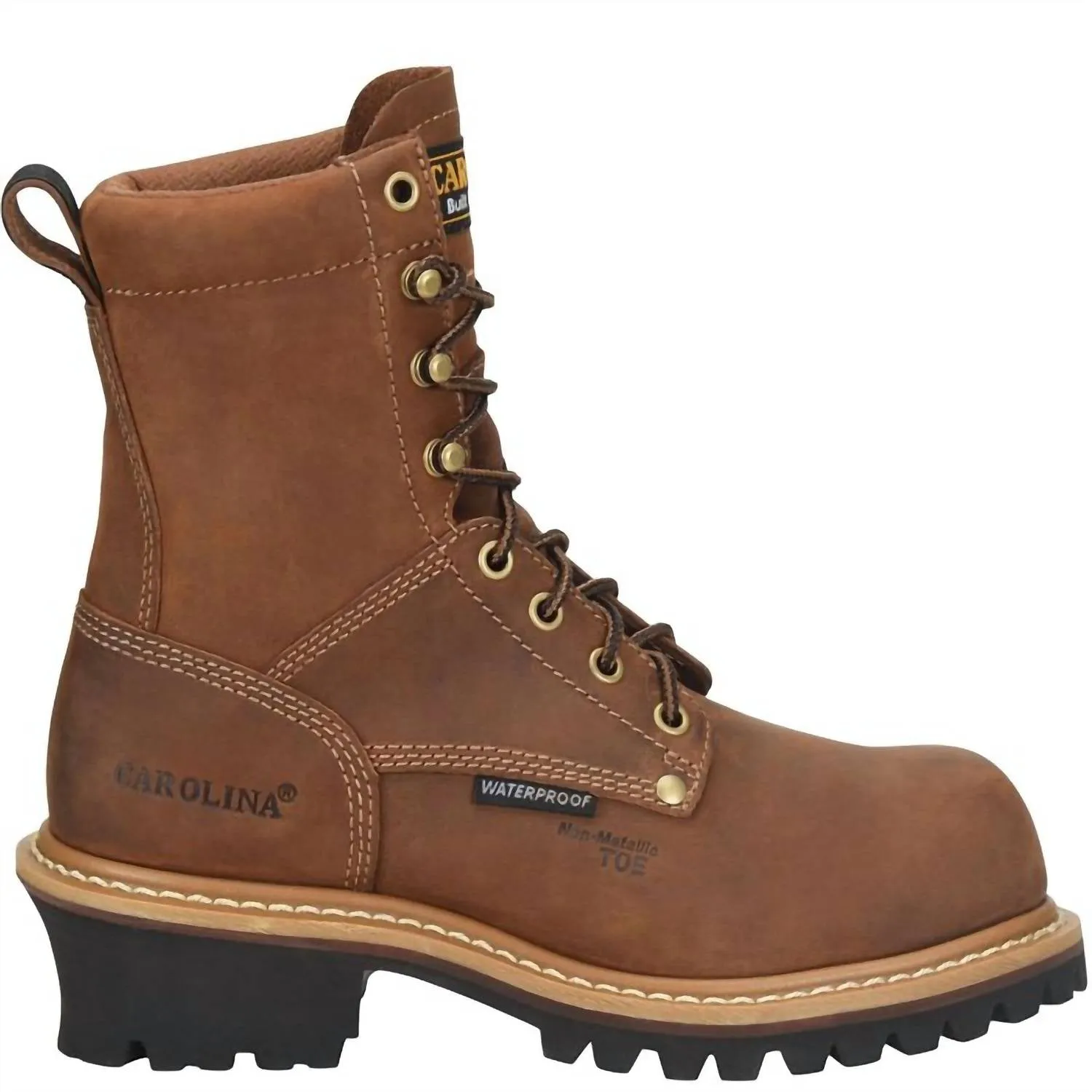 Women’S Elm 8�?Waterproof Comp Toe Logger Boot In Brown