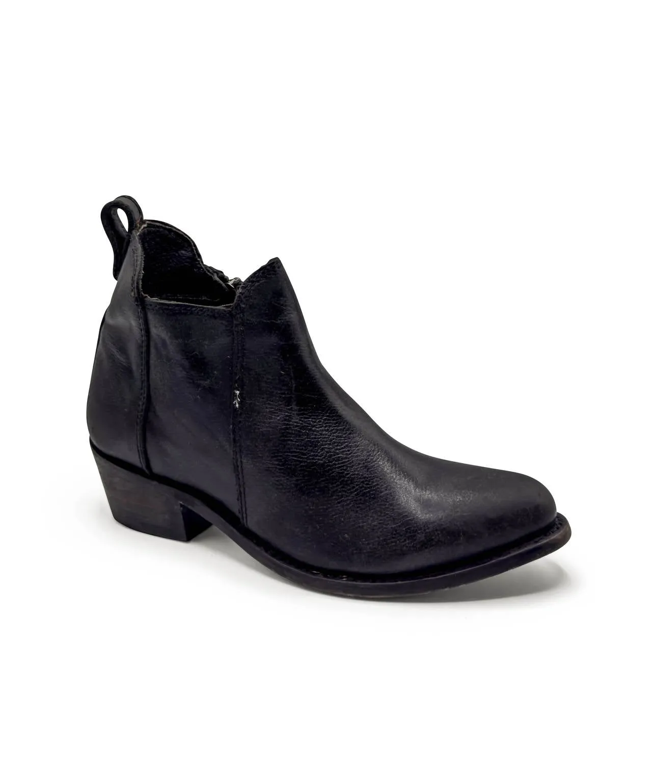 Women's Elsa Zipper Ankle Boots In Black