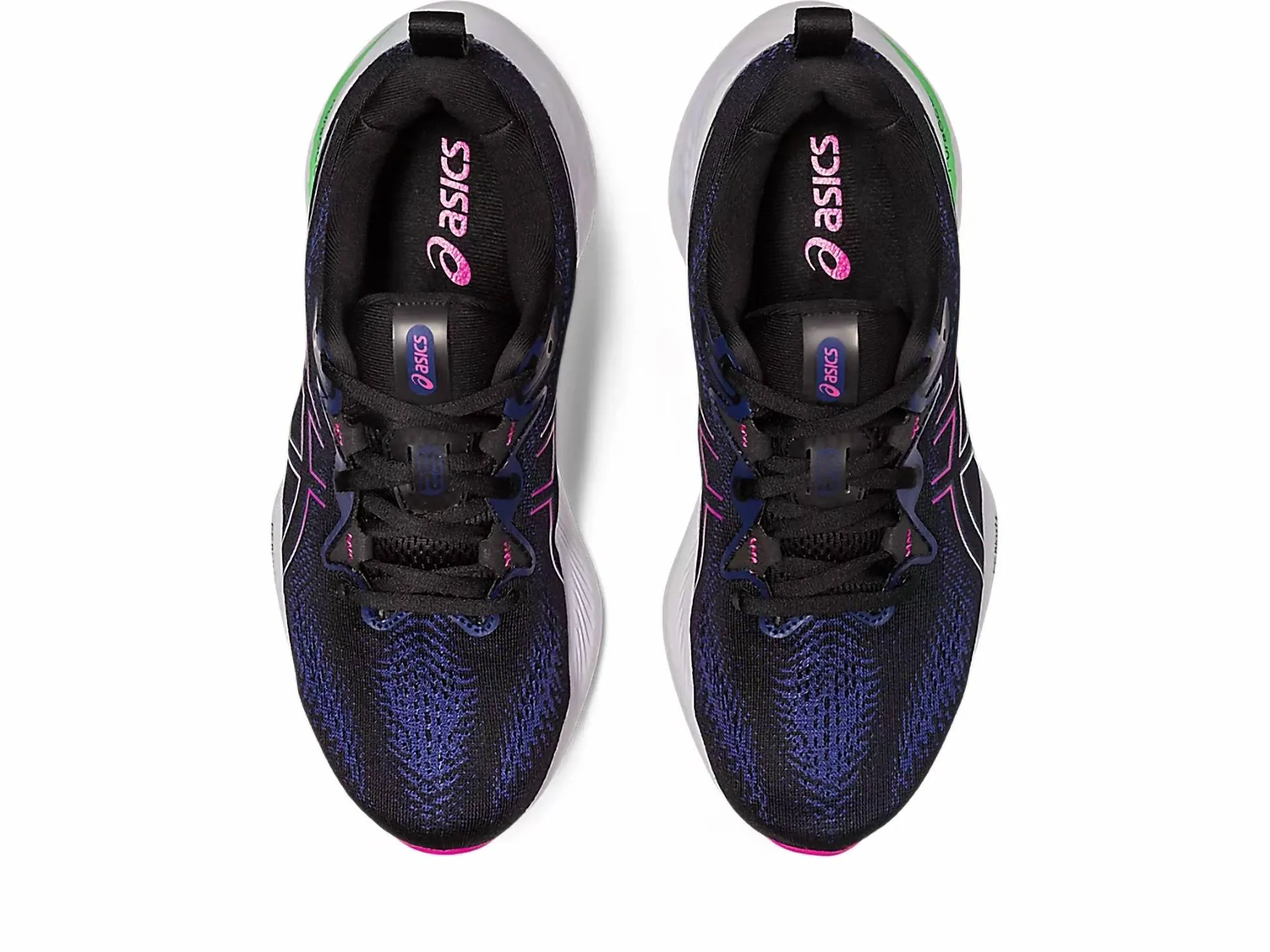 Womens Gel Cumulus 25 Running Shoes In Black/pink Rave