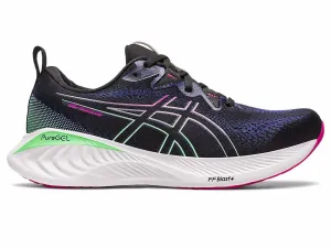 Womens Gel Cumulus 25 Running Shoes In Black/pink Rave