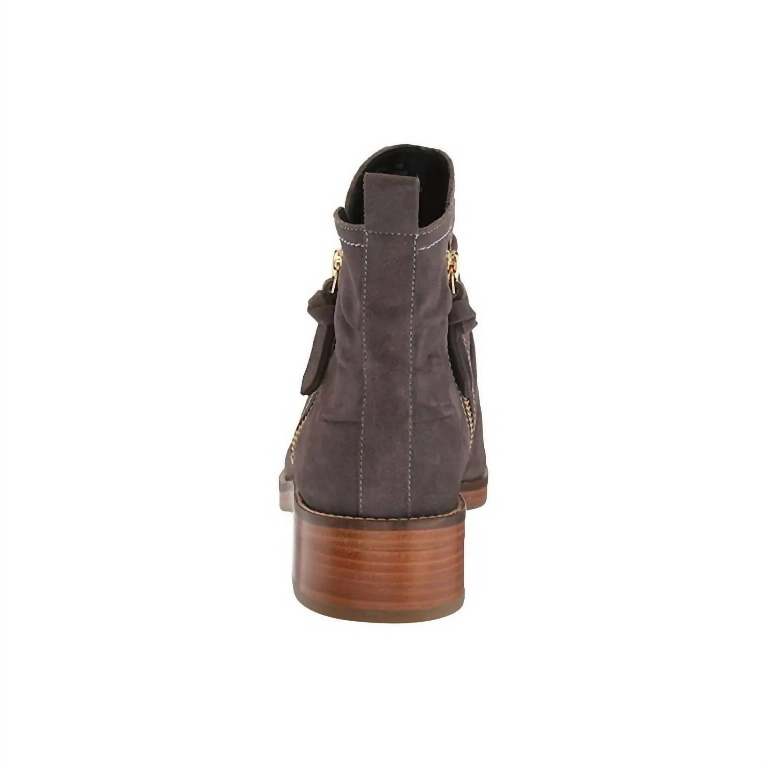 Women's Harrington Grand Slouch Bootie In Storm Cloud Suede