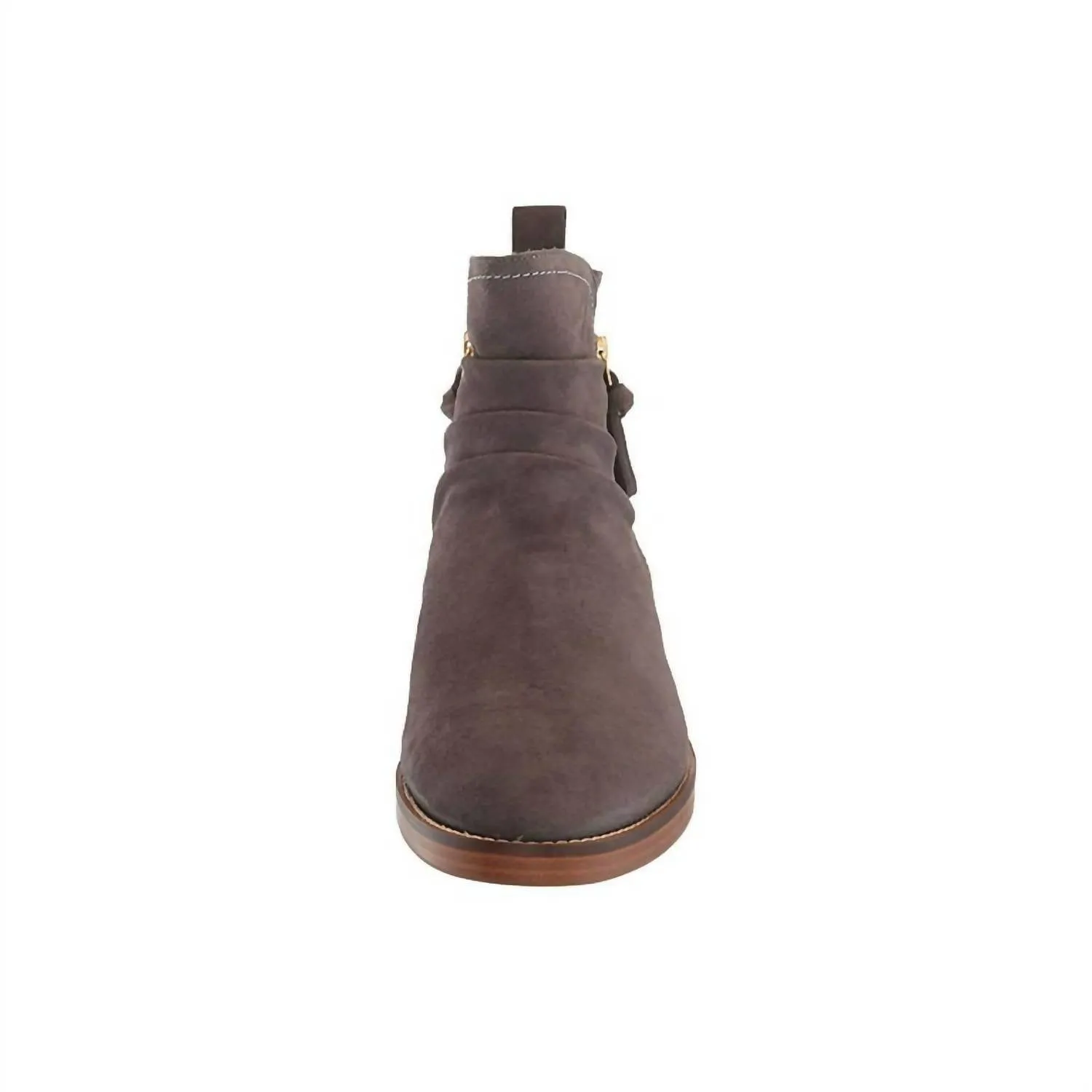 Women's Harrington Grand Slouch Bootie In Storm Cloud Suede