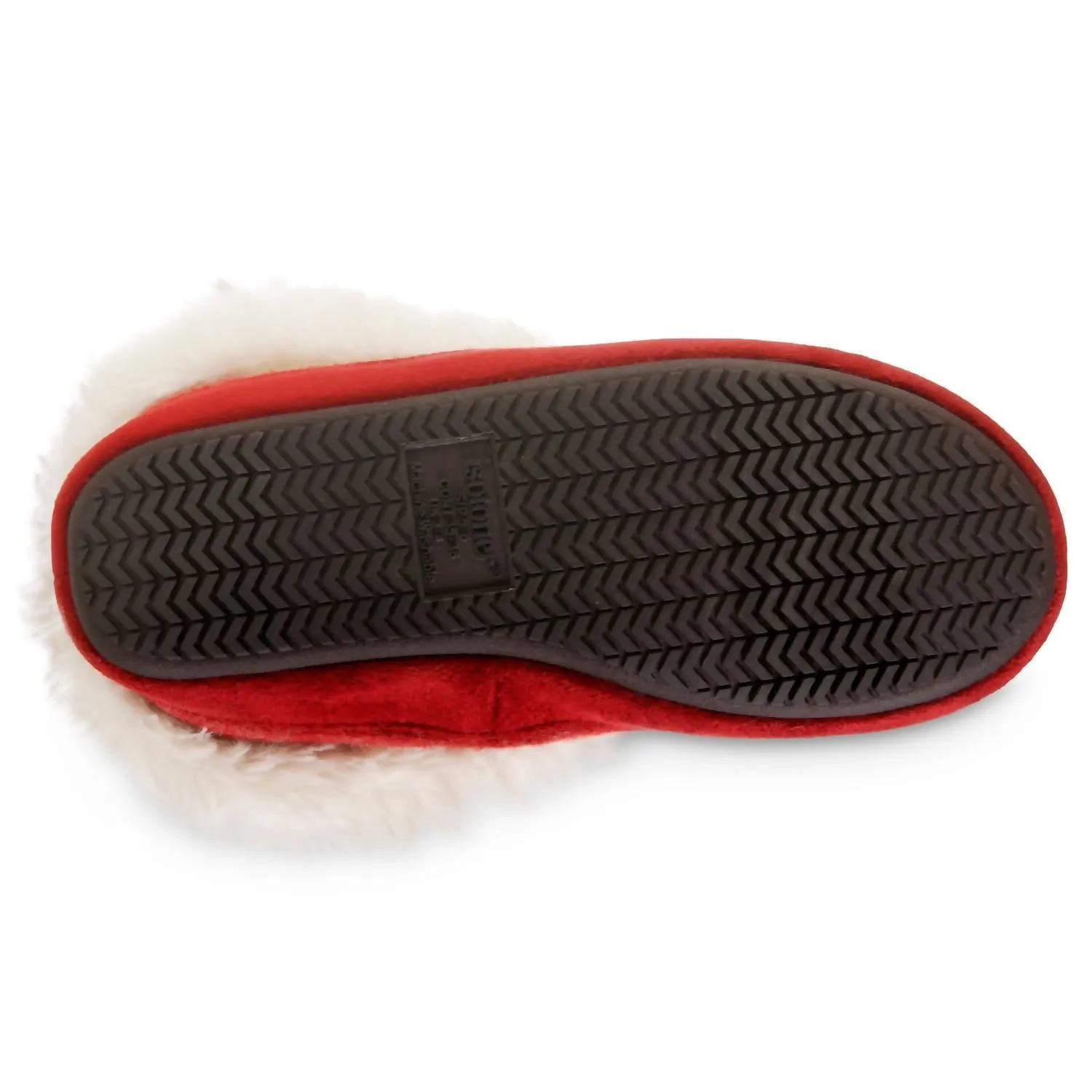 Women's Heather Knit Marisol Boot Eco Comfort Slipper In Chili