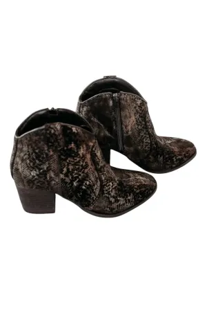 Women's Hijack Bootie In Black Snake