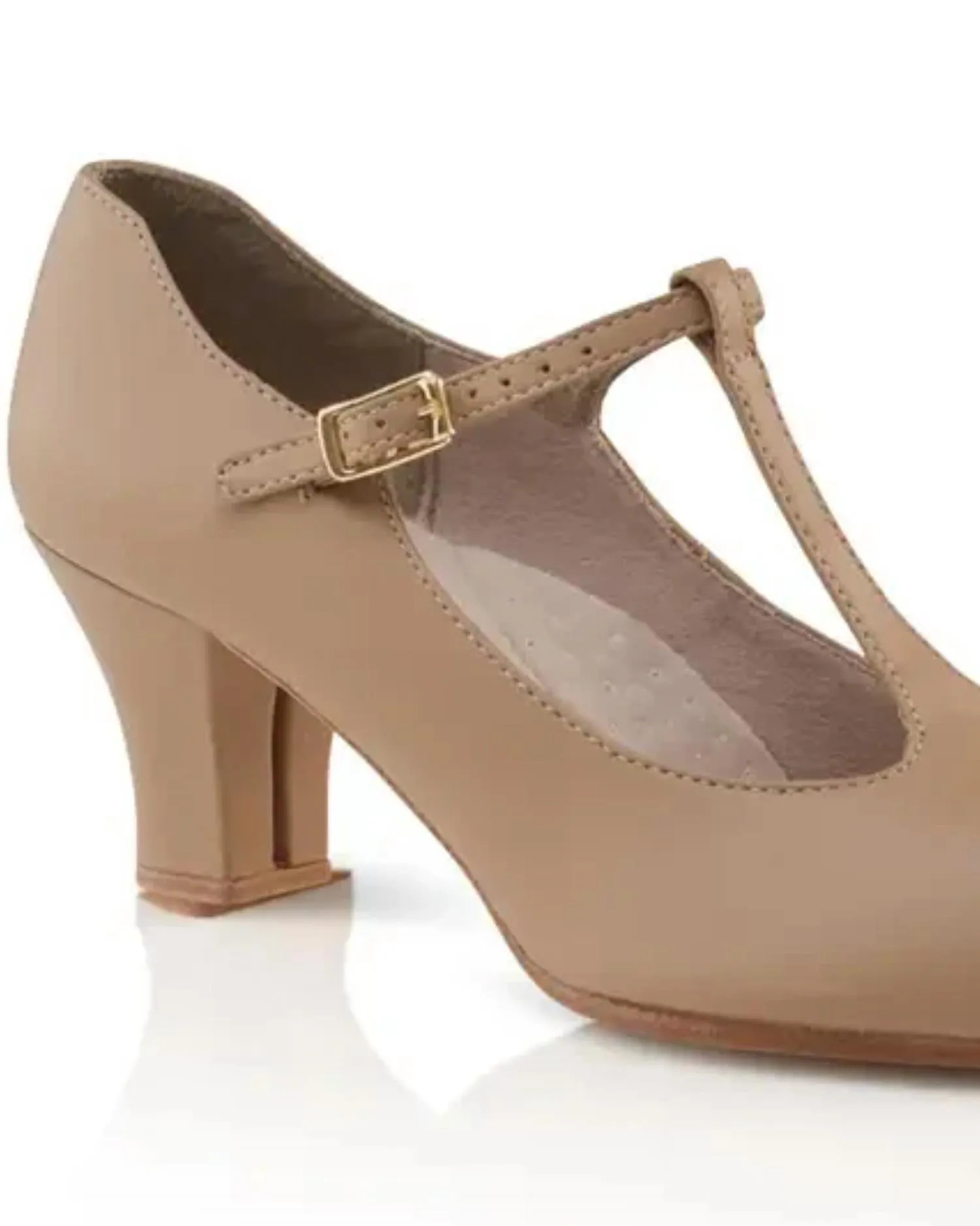 Women��S Jr Footlight T-Strap Character Shoe In Caramel