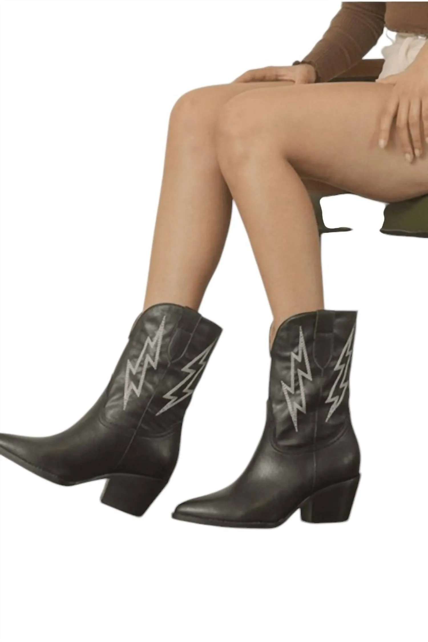 Women's Lightning Strikes Boot In Black
