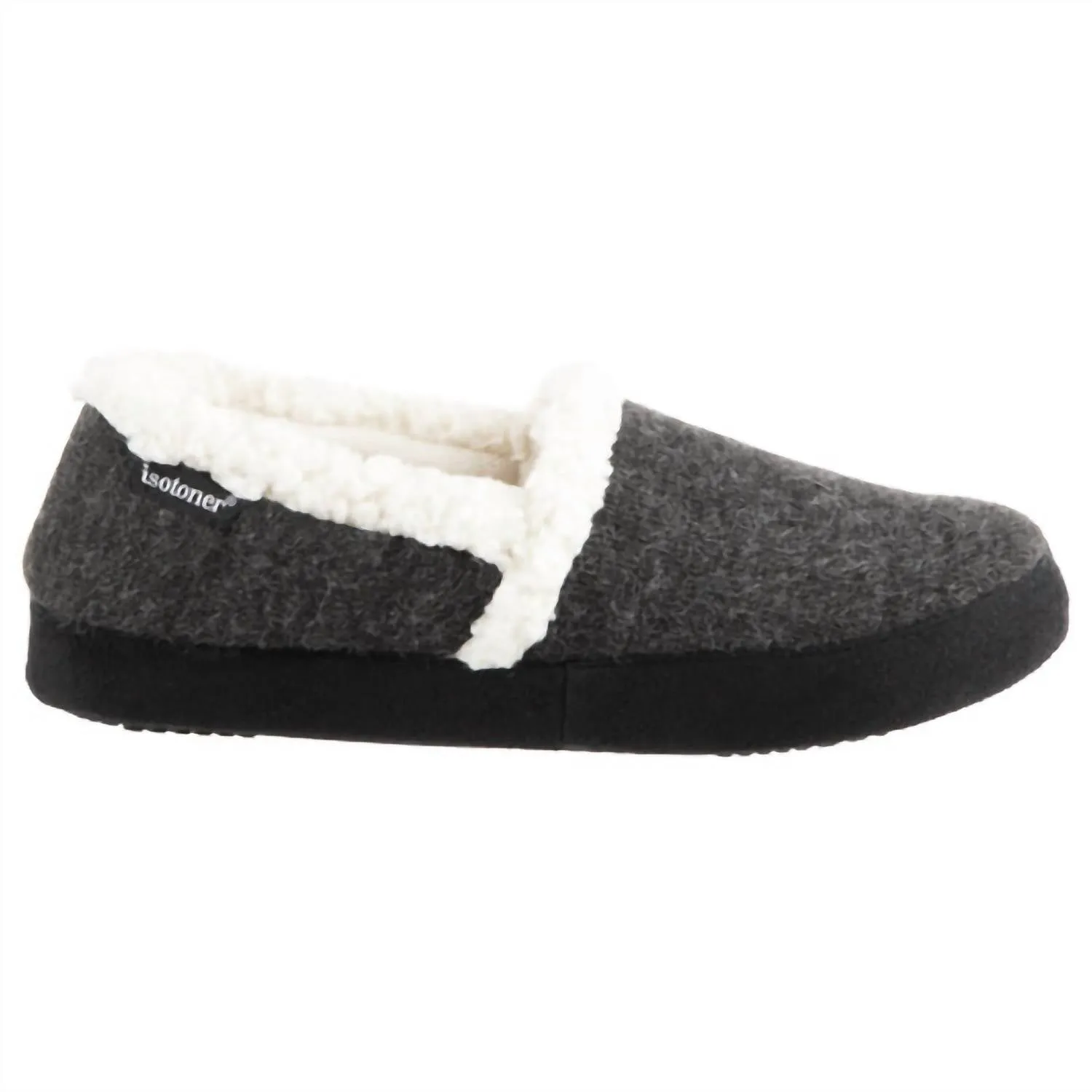 Women‚Äôs Microsuede Marisol Closed Back Slipper In Black