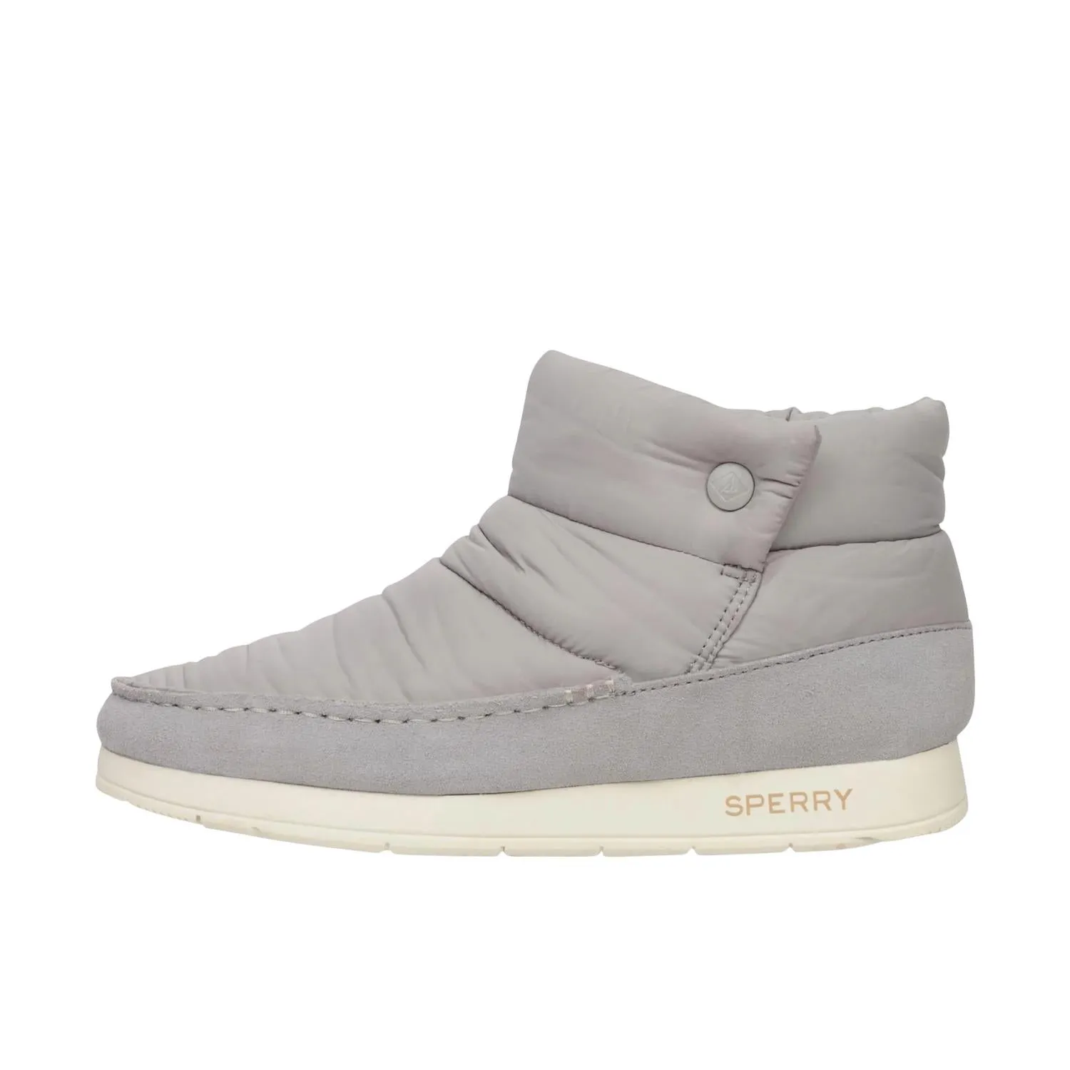 Women's Moc-Sider Bootie In Grey Nylon