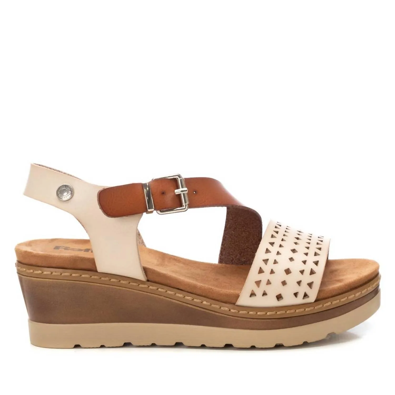 Women's Refresh Wedge Sandals In Ice Beige