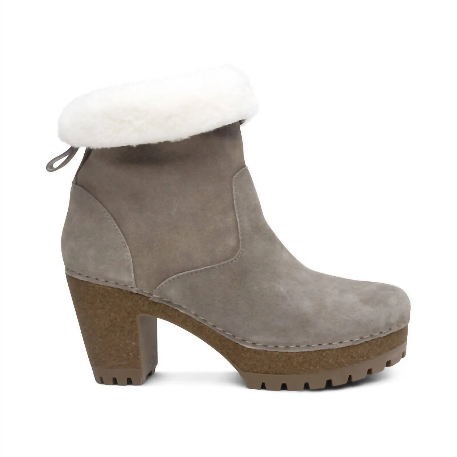 Women's Scarlett Ankle Boot In Mushroom