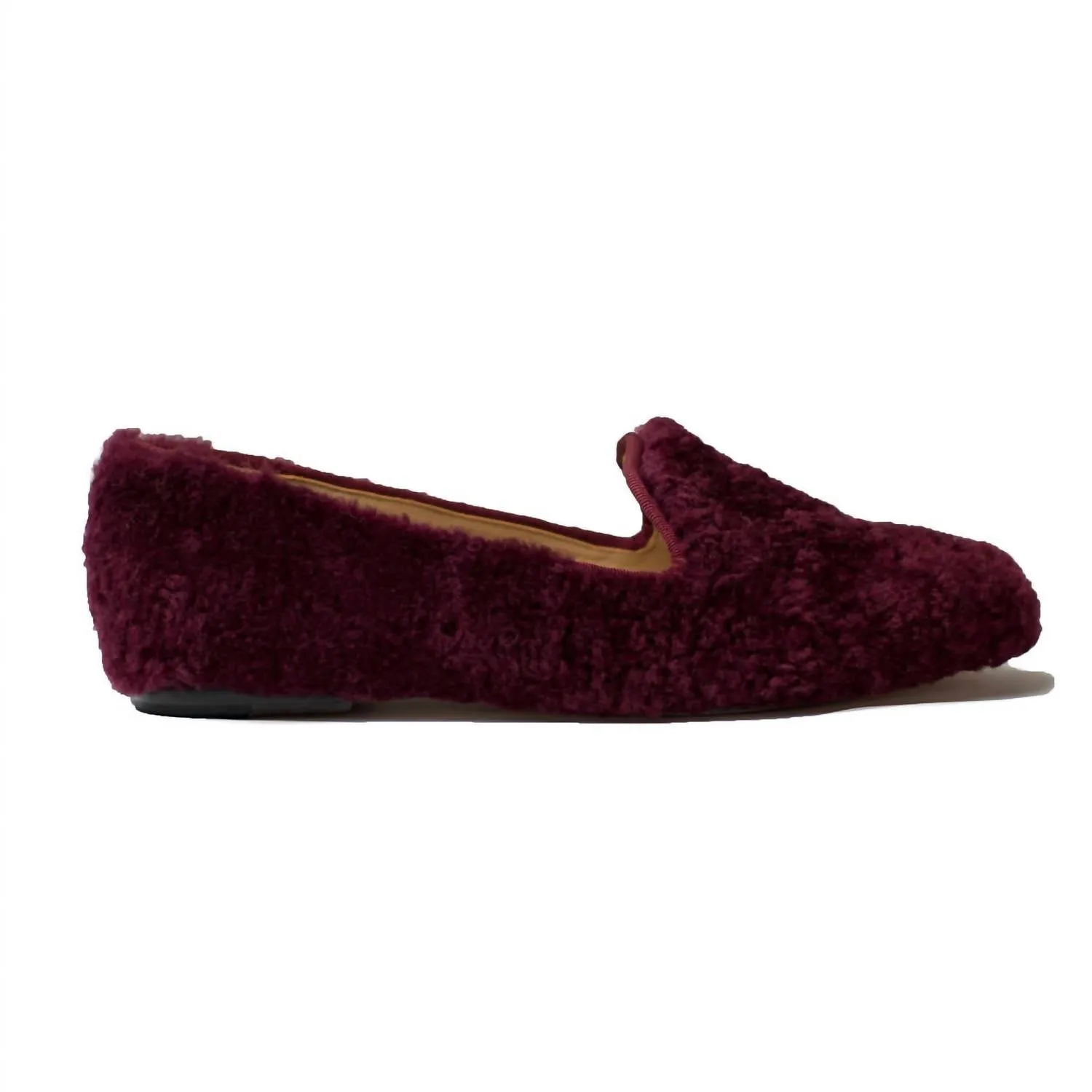 Women's Shearling Slipper In Merlot