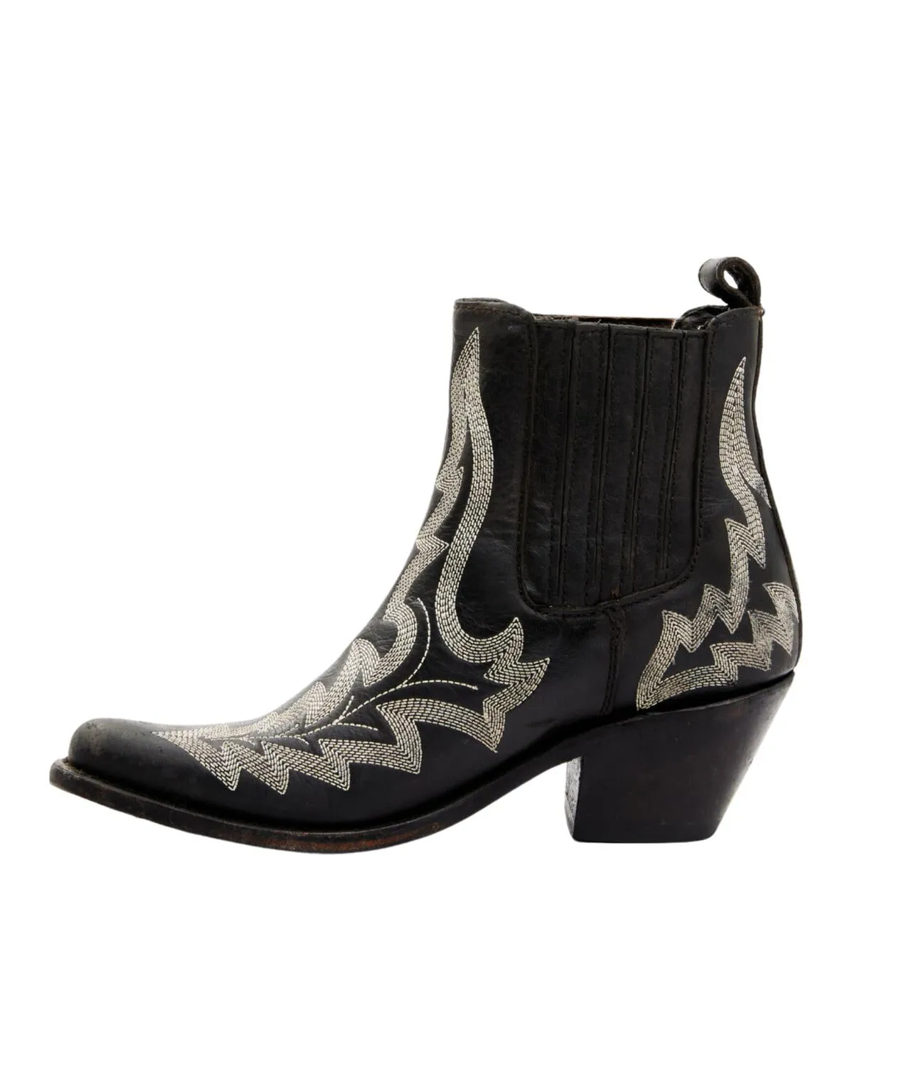 Women's Simone Stitched Ankle Boot In Black