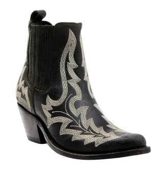 Women's Simone Stitched Ankle Boot In Black