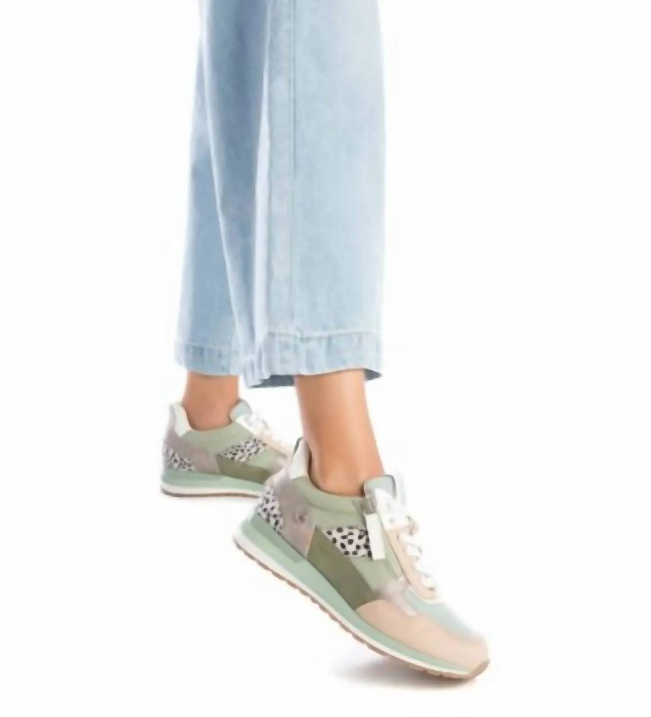 Women's Trainer Sneakers In Aqua