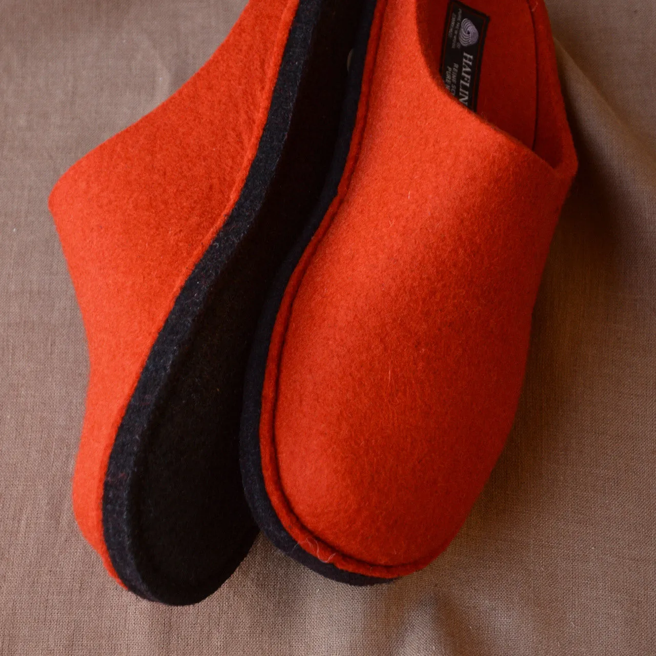Wool Felt Slippers - Flair Soft - Orange AW24 (Adults 36-42)