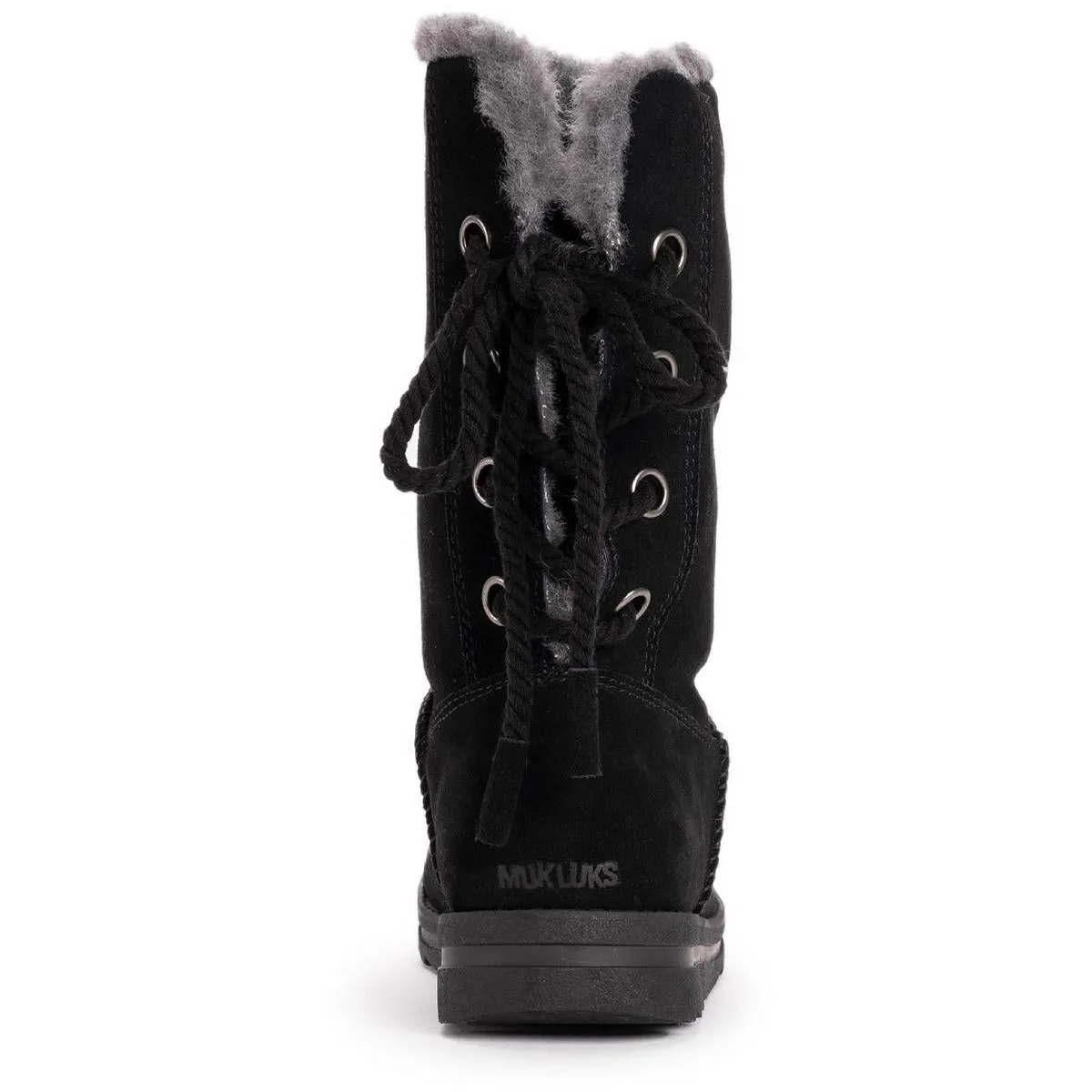 Ziggy Rodeo Womens Suede Faux Fur Lined Mid-Calf Boots