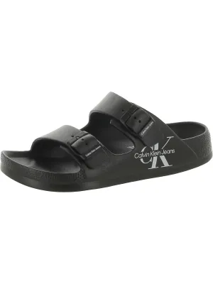 Zion Mens Slip-On Footbed Pool Slides