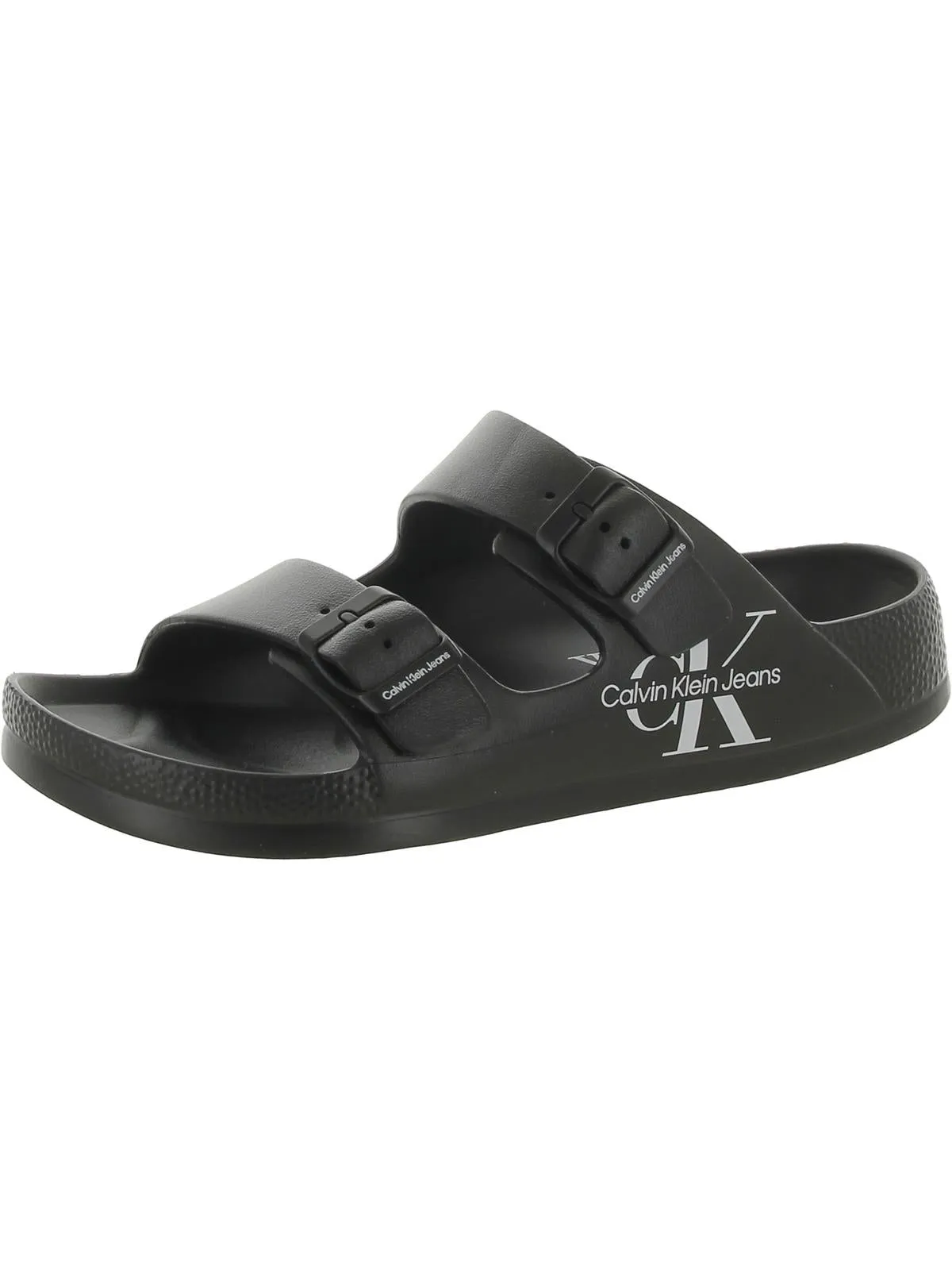 Zion Mens Slip-On Footbed Pool Slides